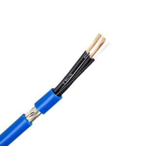 LIYCY-OZ-CY kabel 2X0,75 mm2 blauw (Haspel 500 mtr)