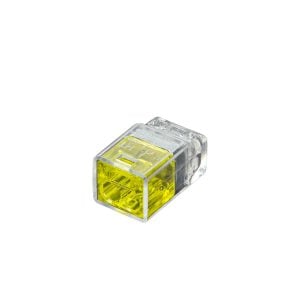 HelaCon lasklem 2P 0,5-2,5 mm2 geel (Doosje 100 stuks)