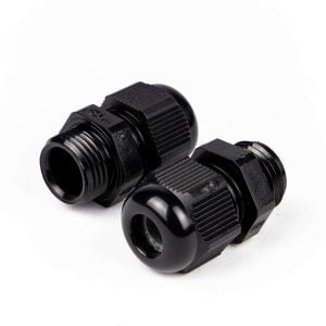 Wartel M25X1,5 mm zwart (Zak 50 stuks)
