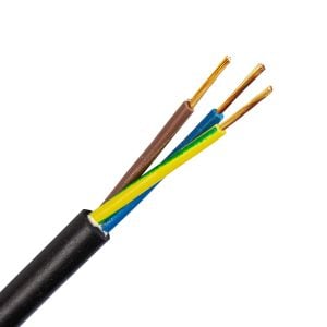 H05RN-F (Neopreen) kabel 3G0,75 mm2 zwart (Haspel 500 mtr)