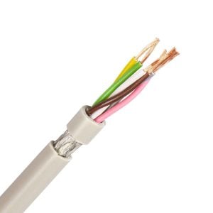 LiYCY twisted pair kabel 3X2X0,25 mm2 grijs (Ring 100 mtr)
