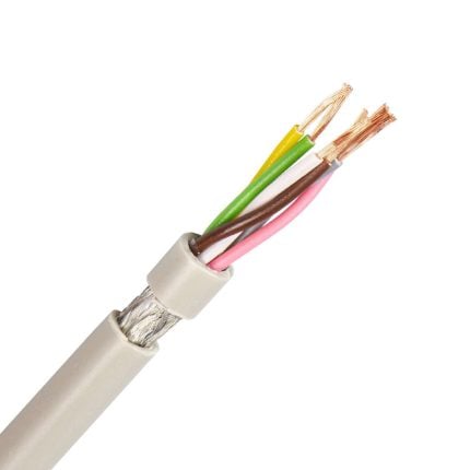 LiYCY twisted pair kabel 3X2X0,25 mm2 grijs (Ring 100 mtr)