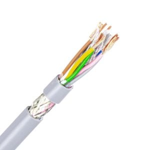 LiYCY twisted pair kabel 5X2X0,50 mm2 grijs (Haspel 500 mtr)