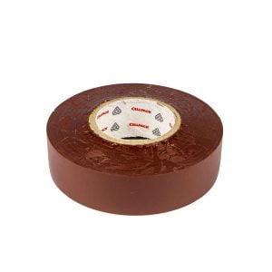 PVC isolatietape 19X0,15 mm bruin (Rol 1 stuks)