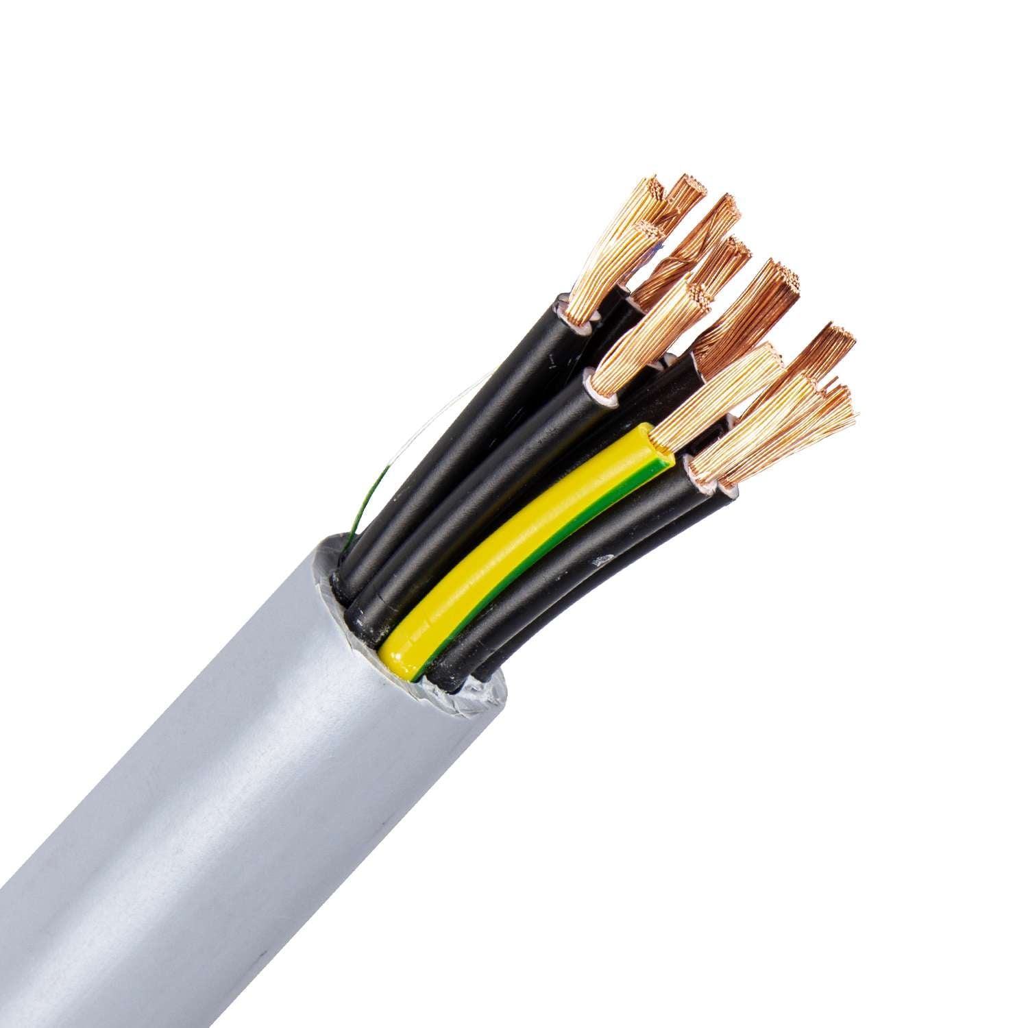 1259.12G25GH H05VV5-F kabel 12G2,5 mm2 grijs UL/CSA/HAR (Haspel 250 mtr)
