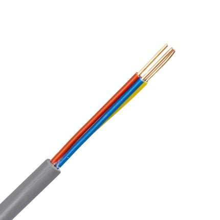 YR-mb wandkabel 3X0,8 mm grijs (Dca) (Ring 100 mtr)
