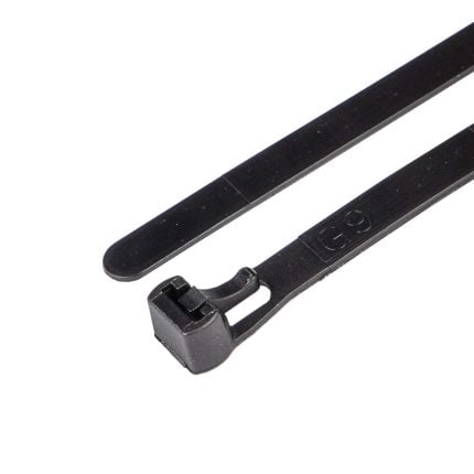 Bundelband releasable 250X7,5 mm zwart (Zak 100 stuks)