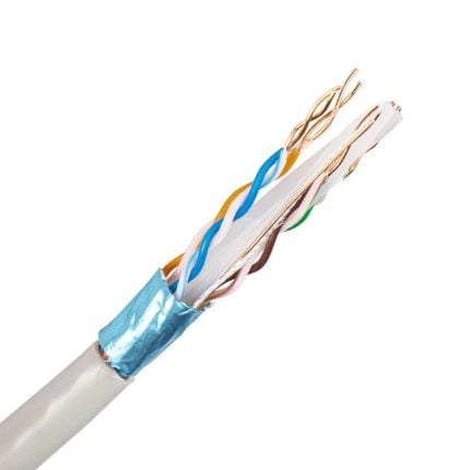 Cat6a U/FTP LSZH netwerkkabel massief 23 AWG grijs (Haspel 500 mtr)