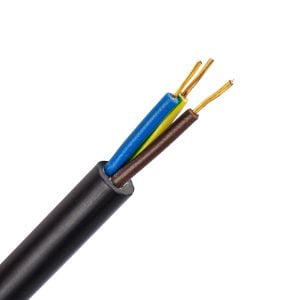 H07ZZ-F kabel 3G1,5 mm2 zwart (Cca-s1bd1a1) (Haspel 500 mtr)