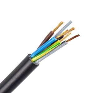 H07ZZ-F kabel 5G2,5 mm2 zwart (Cca-s1bd1a1) (Haspel 500 mtr)