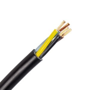 Z1Z1-K-JB kabel 0,6/1 kV 4G1,5 mm2 zwart (B2ca-s1d1a1) (Haspel 500 mtr)