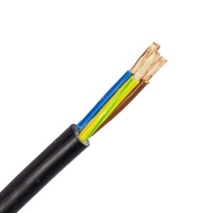 Z1Z1-K-JB kabel 0,6/1 kV 3G2,5 mm2 zwart (B2ca-s1d1a1) (Ring/Haspel 100 mtr)
