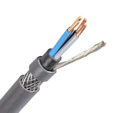 VO-XMvK-as kabel 4X2,5 mm2 grijs (Eca) (Ring 100 mtr)