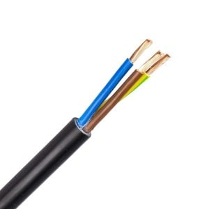 Z1Z1-K-JB kabel 500 V 3G1,5 mm2 zwart (B2ca-s1d1a1) (Haspel 500 mtr)