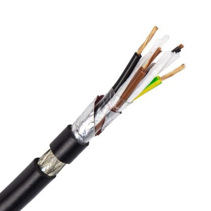2YSLCYK-JB kabel EMC 4G10,0 mm2 0,6-1kV zwart (Haspel 100 mtr)