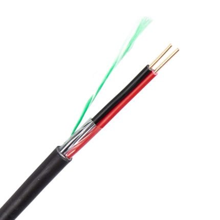 J-HH kabel 2X1,0 mm 0,75 mm2 zwart (B2ca) (Haspel 500 mtr)