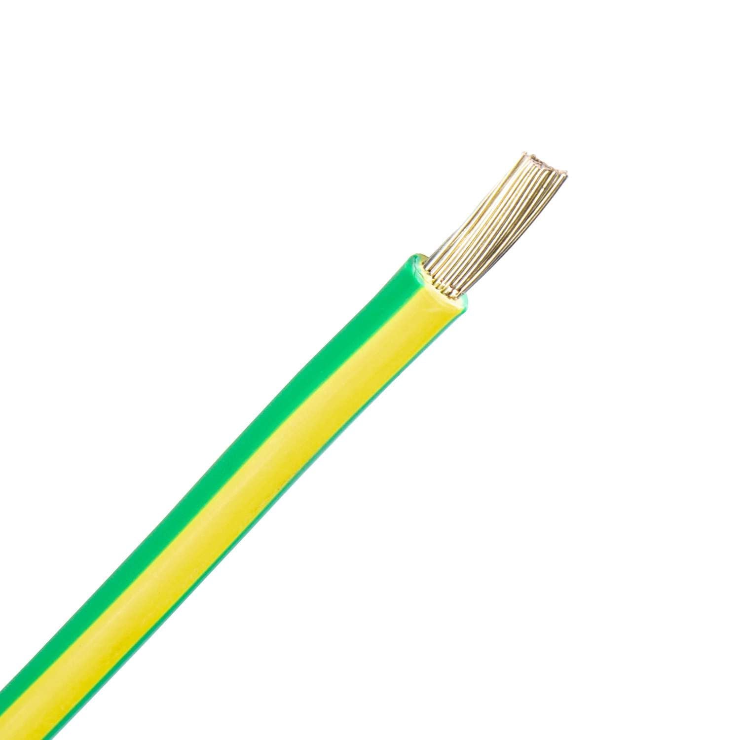1491.4507D H07Z1-K vertind snoer (UV) 6,0 mm2 groen/geel (Dca-s2d2a3) (Doos 50 mtr)