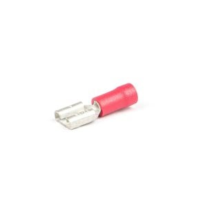 Vlakstekerhuls 4,8X0,5 mm rood (Zak 1000 stuks)