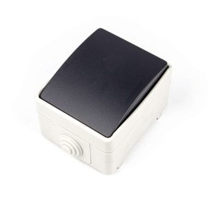 Wandcontactdoos schakelaar enkel IP44 (1 stuk)