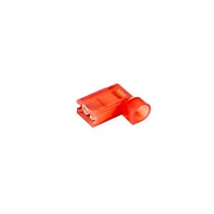 Ultra-Fast receptacles volledig geïsoleerd 6,3X0,8 mm rood (Zak 1000 stuks)