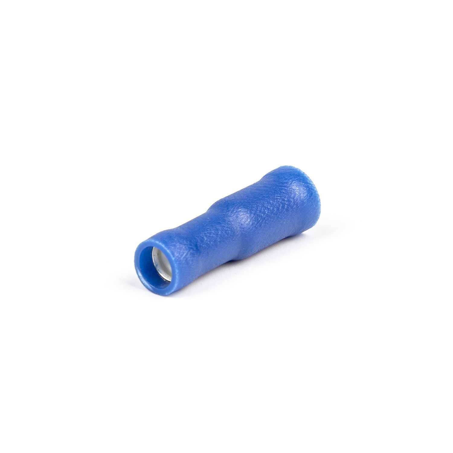 21.06400 Rondstekerhuls 4 mm blauw (Zak 1000 stuks)