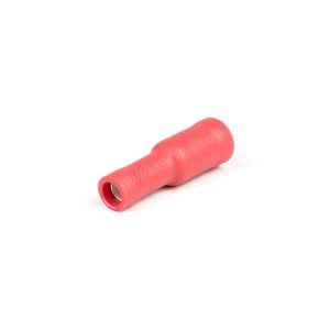 Rondstekerhuls 4 mm rood (Zak 1000 stuks)
