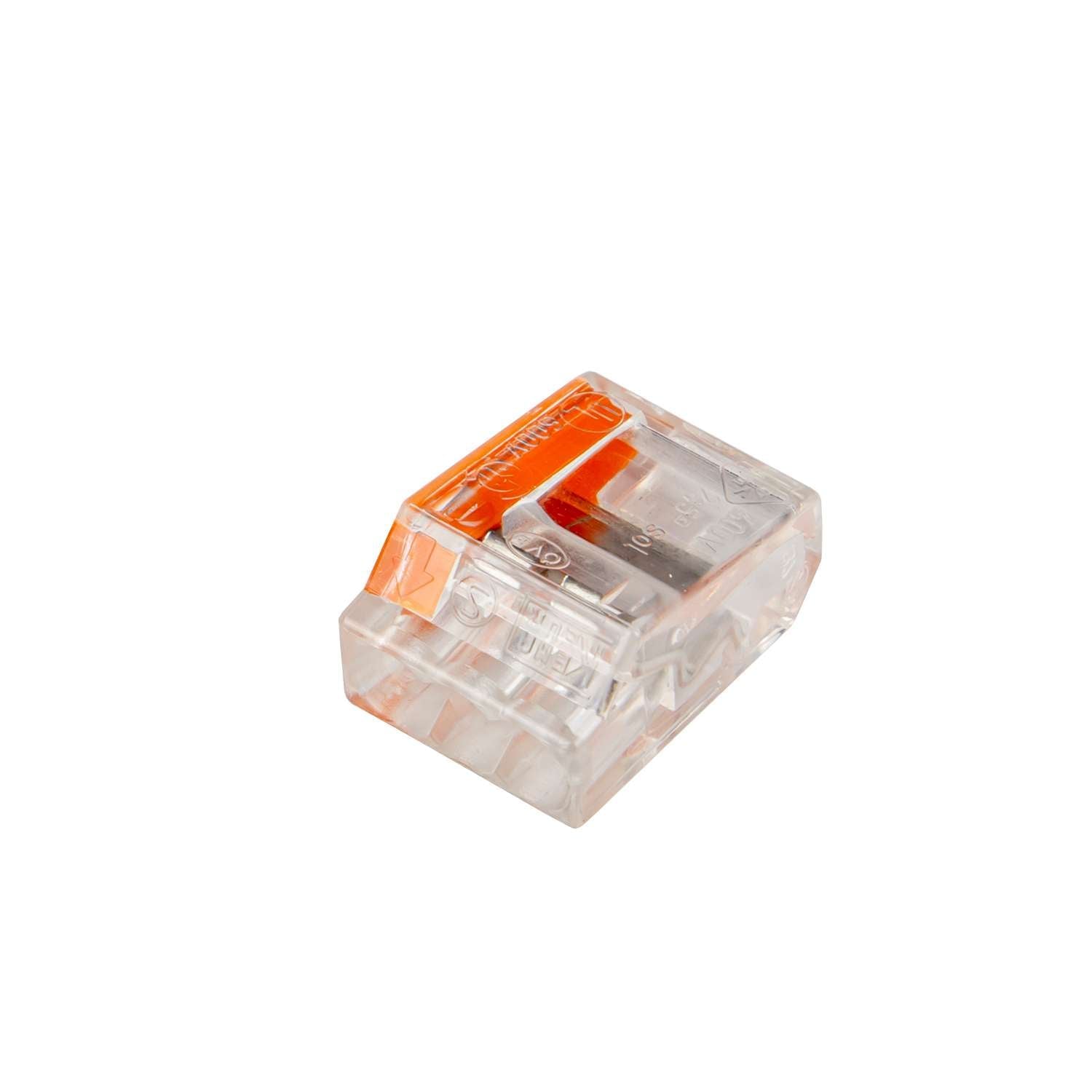 273-243 WAGO lasklem serie 273 3P oranje (Doosje 100 stuks)