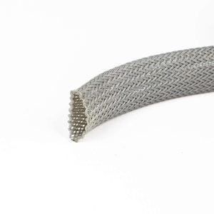 Gevlochten isolatiekous 21-45 mm nominaal 30 mm grijs (Rol 50 mtr)