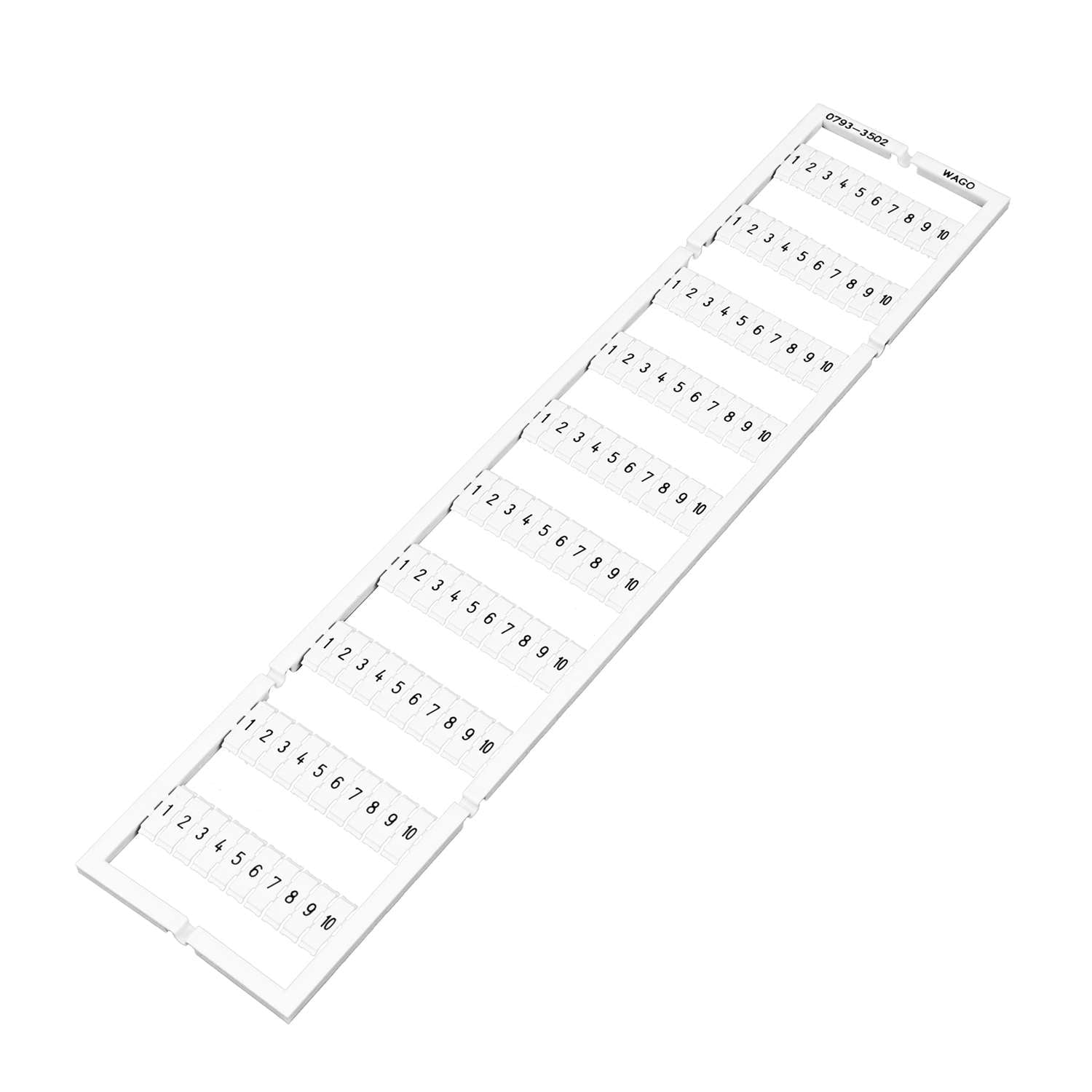 793-3502 WAGO codeerelement strip 1-10 (50 stuks)
