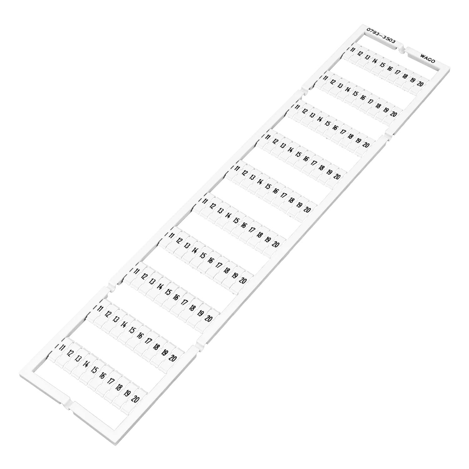 793-3503 WAGO codeerelement strip 11-20 (50 stuks)