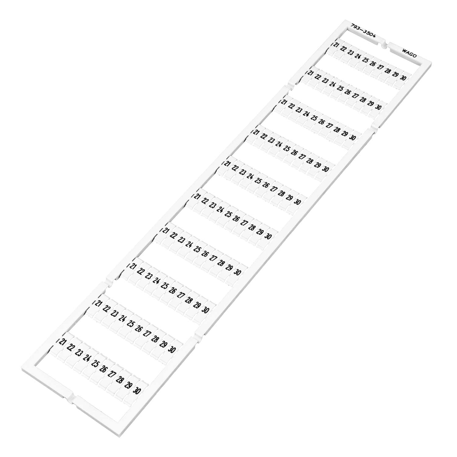 793-3504 WAGO codeerelement strip 21-30 (50 stuks)