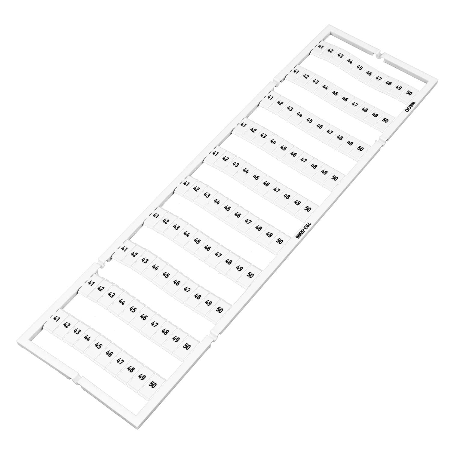 793-5506 WAGO codeerelement strip 41-50 (50 stuks)