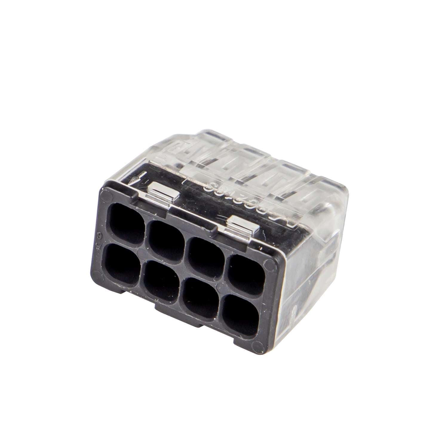 CH2180S Conex lasklem 8P 0,2-2,5 mm2 zwart (Doosje 50 stuks)