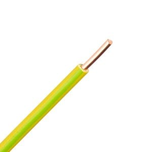 Donné VD draad (H07V-U) 2,5 mm2 geel/groen (Eca) (Doosje 100 mtr)