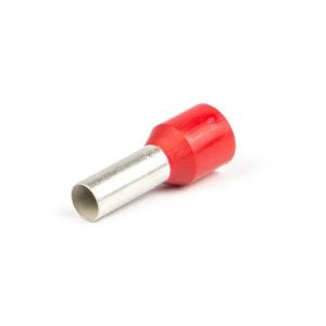 Adereindhuls geïsoleerd 1,0X8 mm rood (Bandvorm 3500 stuks)