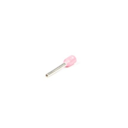 Adereindhuls geïsoleerd 0,34X6 mm roze (Zakje 500 stuks)