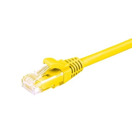 Cat5e U/UTP patchkabel geel (Zak 1 mtr)
